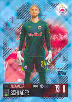 2024-25 Topps Match Attax UCC #389 Blue Crystal Alexander Schlager