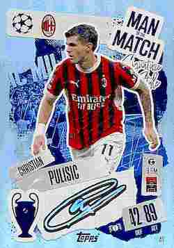 2024-25 Topps Match Attax UCC #411 Man of the Match Christian Pulisic