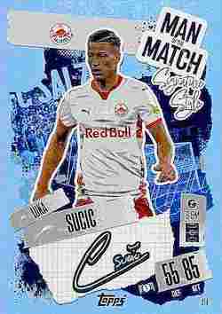 2024-25 Topps Match Attax UCC #414 Man of the Match Luka Sucić