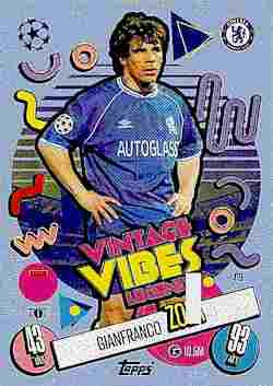 2024-25 Topps Match Attax UCC #419 Vintage Vibes Legend Gianfranco Zola