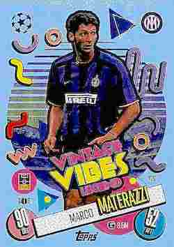 2024-25 Topps Match Attax UCC #426 Vintage Vibes Legend Marco Materazzi