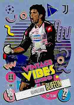 2024-25 Topps Match Attax UCC #429 Vintage Vibes Legend Gianluigi Buffon