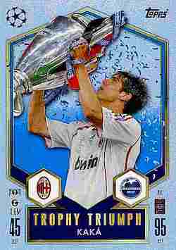 2024-25 Topps Match Attax UCC #441 Trophy Triumph Kaká