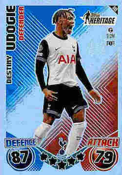 2024-25 Topps Match Attax UCC #445 Heritage Destiny Udogie