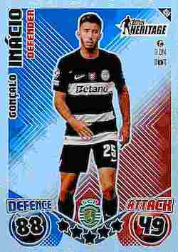 2024-25 Topps Match Attax UCC #459 Heritage Gonçalo Inácio