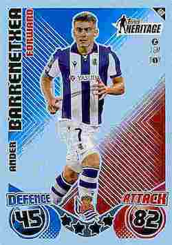 2024-25 Topps Match Attax UCC #460 Heritage Ander Barrenetxea