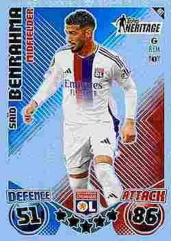 2024-25 Topps Match Attax UCC #461 Heritage Saïd Benrahma