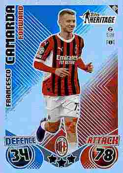 2024-25 Topps Match Attax UCC #462 Heritage Francesco Camarda