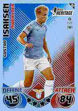 2024-25 Topps Match Attax UCC #463 Heritage Gustav Isaksen