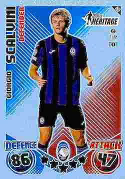 2024-25 Topps Match Attax UCC #465 Heritage Giorgio Scalvini