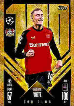 2024-25 Topps Match Attax UCC #473 100 Club Florian Wirtz