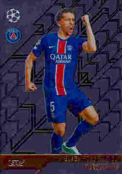 2024-25 Topps Match Attax UCC #BE2 Black Edge Marquinhos