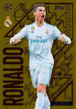 2024-25 Topps Match Attax UCC #GE07 Golden Edge Cristiano Ronaldo