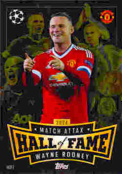 2024-25 Topps Match Attax UCC #HOF1 Hall of Fame Wayne Rooney