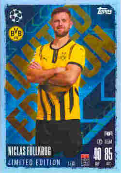 2024-25 Topps Match Attax UCC #LE13 Limited Edition Niclas Füllkrug