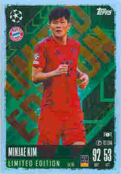 2024-25 Topps Match Attax UCC #LE15 Limited Edition Min-jae Kim