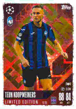 2024-25 Topps Match Attax UCC #LE23 Limited Edition Teun Koopmeiners