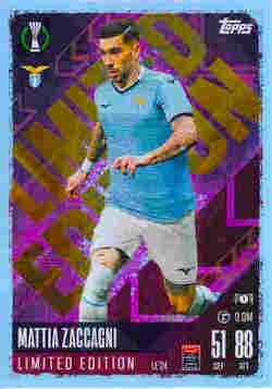 2024-25 Topps Match Attax UCC #LE24 Limited Edition Mattia Zaccagni