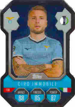 2024-25 Topps Match Attax UCC #SH17 Chrome Pro Elite Shield Ciro Immobile