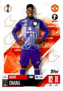 2024-25 Topps UCC Match Attax 1st Edition #101 Andre Onana