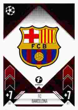 2024-25 Topps UCC Match Attax 1st Edition #136 Club Badge FC Barcelona