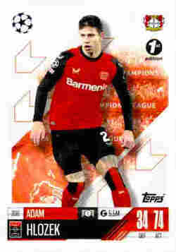 2024-25 Topps UCC Match Attax 1st Edition #206 Adam Hložek