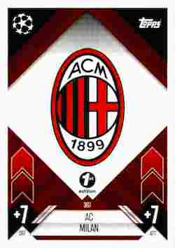 2024-25 Topps UCC Match Attax 1st Edition #307 Club Badge AC Milan