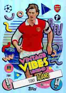 2024-25 Topps UCC Match Attax 1st Edition #410 Vintage Vibes Legends Tony Adams