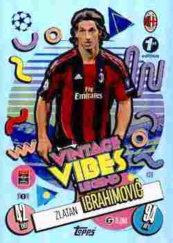 2024-25 Topps UCC Match Attax 1st Edition #428 Vintage Vibes Legends Zlatan Ibrahimović