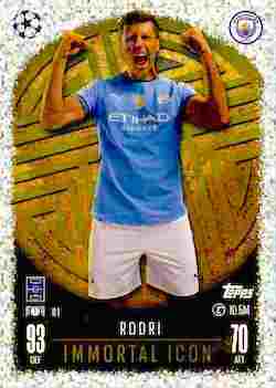 2024-25 Topps UCC Match Attax 1st Edition #II1 Immortal Icons Rodri