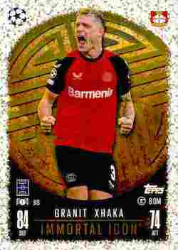 2024-25 Topps UCC Match Attax 1st Edition #II8 Immortal Icons Granit Xhaka