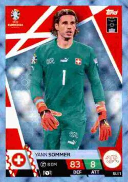 2024 Topps Match Attax UEFA Euro 2024 #SUI01 Parallel Yann Sommer