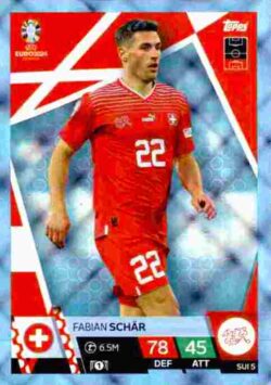 2024 Topps Match Attax UEFA Euro 2024 #SUI05 Parallel Fabian Schär