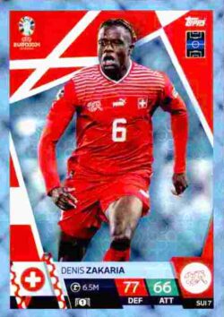 2024 Topps Match Attax UEFA Euro 2024 #SUI07 Parallel Denis Zakaria