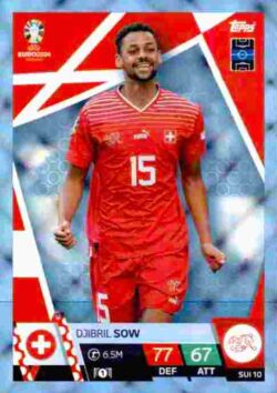 2024 Topps Match Attax UEFA Euro 2024 #SUI10 Parallel Djibril Sow