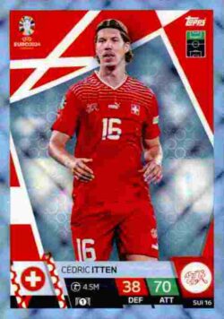 2024 Topps Match Attax UEFA Euro 2024 #SUI16 Parallel Cédric Itten