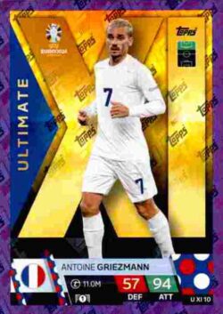 2024 Topps Match Attax UEFA Euro 2024 #UXI10 Ultimate XI Purple Antoine Griezmann