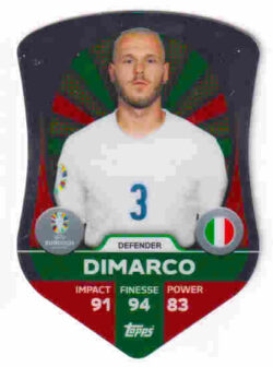 2024 Topps Match Attax UEFA Euro 2024 #SC4 Chrome Pro Elite Shield Federico Dimarco