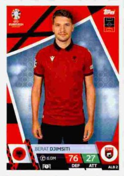 2024 Topps Match Attax UEFA Euro 2024 #ALB02 Berat Djimsiti