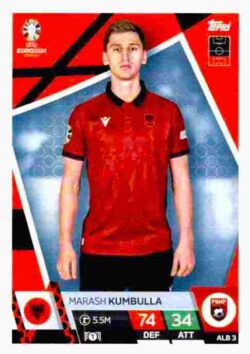 2024 Topps Match Attax UEFA Euro 2024 #ALB03 Marash Kumbulla