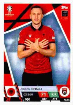 2024 Topps Match Attax UEFA Euro 2024 #ALB05 Ardian Ismajli