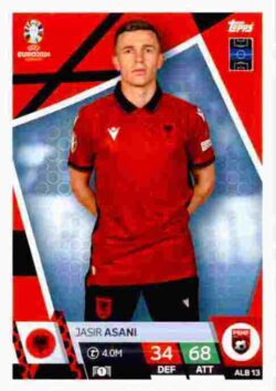 2024 Topps Match Attax UEFA Euro 2024 #ALB13 Jasir Asani