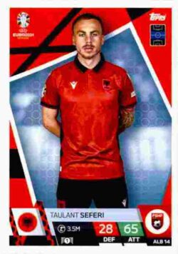 2024 Topps Match Attax UEFA Euro 2024 #ALB14 Taulant Seferi