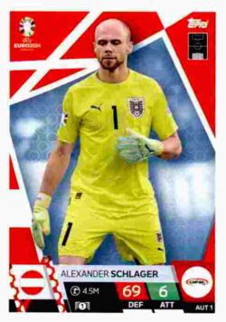 2024 Topps Match Attax UEFA Euro 2024 #AUT01 Alexander Schlager