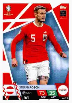 2024 Topps Match Attax UEFA Euro 2024 #AUT02 Stefan Posch