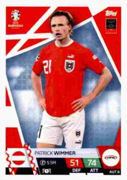 2024 Topps Match Attax UEFA Euro 2024 #AUT06 Patrick Wimmer