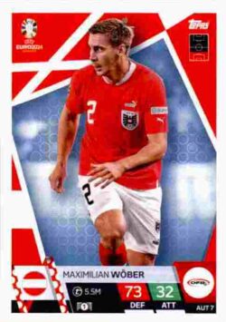 2024 Topps Match Attax UEFA Euro 2024 #AUT07 Maximilian Wöber