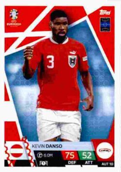 2024 Topps Match Attax UEFA Euro 2024 #AUT10 Kevin Danso