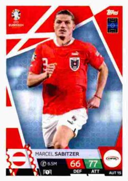 2024 Topps Match Attax UEFA Euro 2024 #AUT15 Marcel Sabitzer