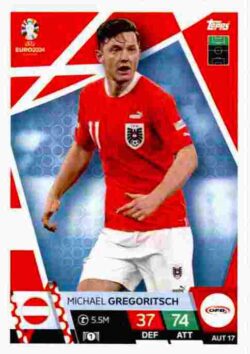 2024 Topps Match Attax UEFA Euro 2024 #AUT17 Michael Gregoritsch